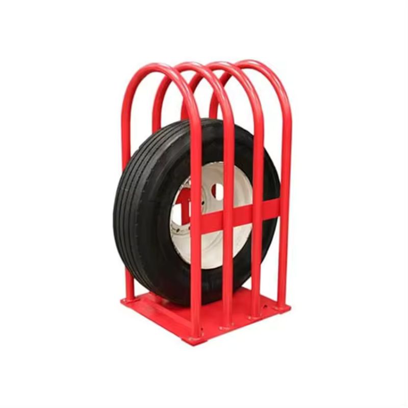 Heavy Truck 4-Bar Tire Inflation Cage — Home Garage Workshop